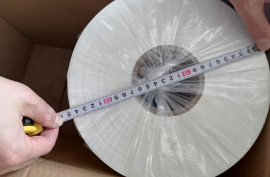 Off white Tear Polyester Taffeta