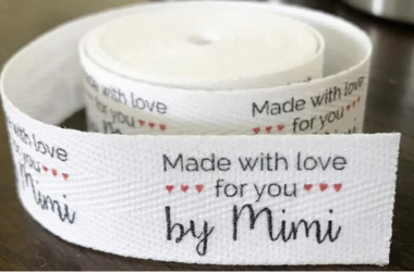 PRINTED WHITE COTTON TAPE
