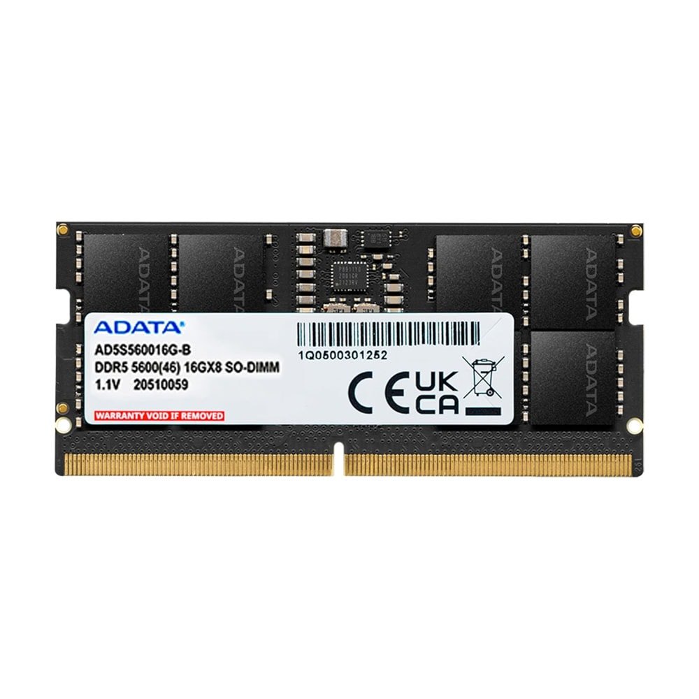 ADATA DDR5 Memory Module 5600MHz SO-DIMM – 16GB Laptop RAM