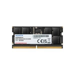 ADATA DDR5 Memory Module 5600MHz SO-DIMM – 8GB Laptop RAM